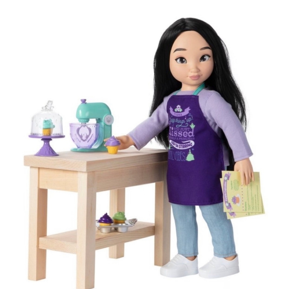 🎸●Disney ILY 4ever 18" Tiana Inspired Kitchen Cooking Accessory Pack
